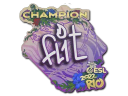 Sticker | FL1T (Champion) | Rio 2022