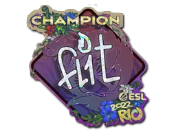 Sticker | FL1T (Glitter, Champion) | Rio 2022