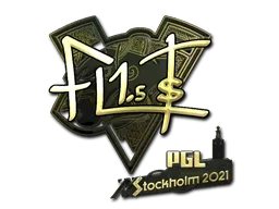 Sticker | FL1T (Gold) | Stockholm 2021