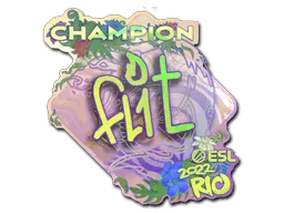 Sticker | FL1T (Holo, Champion) | Rio 2022