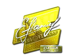 Sticker | flamie (Foil) | Atlanta 2017