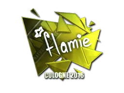 Sticker | flamie (Foil) | Cologne 2016