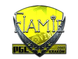 Sticker | flamie (Foil) | Krakow 2017