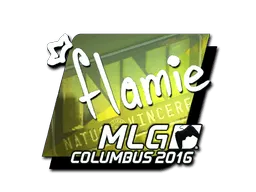 Sticker | flamie (Foil) | MLG Columbus 2016