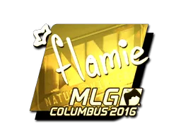 Sticker | flamie (Gold) | MLG Columbus 2016