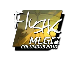 Sticker | flusha (Foil) | MLG Columbus 2016