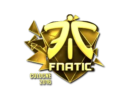Sticker | Fnatic (Gold) | Cologne 2016