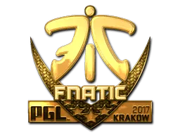 Sticker | Fnatic (Gold) | Krakow 2017