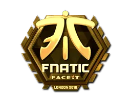 Sticker | Fnatic (Gold) | London 2018