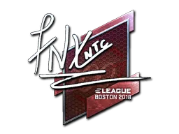 Sticker | fnx (Foil) | Boston 2018