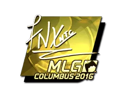 Sticker | fnx (Gold) | MLG Columbus 2016