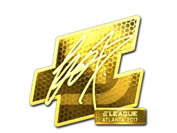 Sticker | fox (Gold) | Atlanta 2017