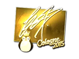 Sticker | fox (Gold) | Cologne 2015