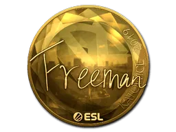 Sticker | Freeman (Gold) | Katowice 2019