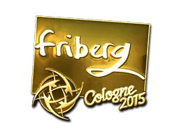 Sticker | friberg (Gold) | Cologne 2015