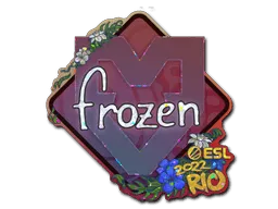 Sticker | frozen (Glitter) | Rio 2022