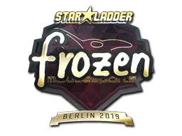 Sticker | frozen (Gold) | Berlin 2019