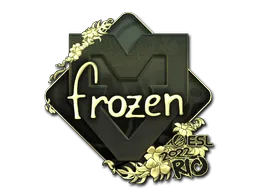 Sticker | frozen (Gold) | Rio 2022