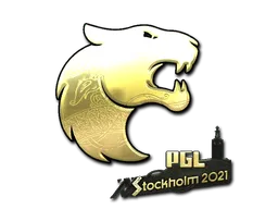 Sticker | FURIA (Gold) | Stockholm 2021