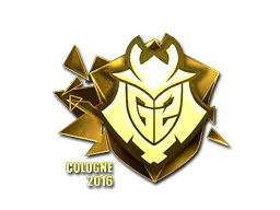 Sticker | G2 Esports (Gold) | Cologne 2016