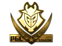 Sticker | G2 Esports (Gold) | Krakow 2017