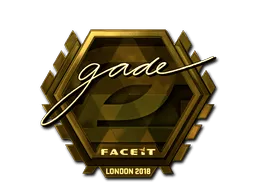 Sticker | gade (Gold) | London 2018