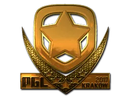 Sticker | Gambit (Gold) | Krakow 2017
