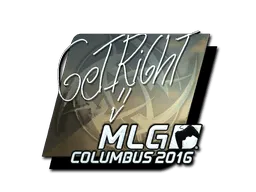 Sticker | GeT_RiGhT (Foil) | MLG Columbus 2016