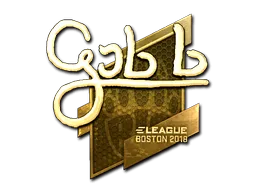 Sticker | gob b (Gold) | Boston 2018