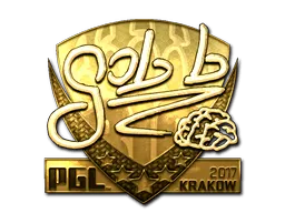 Sticker | gob b (Gold) | Krakow 2017