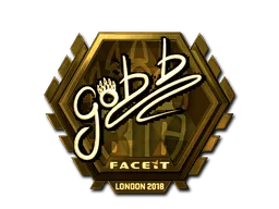 Sticker | gob b (Gold) | London 2018