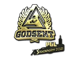 Sticker | GODSENT (Gold) | Stockholm 2021