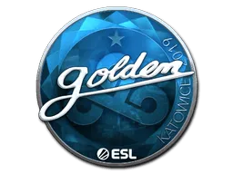 Sticker | Golden (Foil) | Katowice 2019