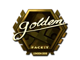 Sticker | Golden (Gold) | London 2018