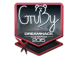 Sticker | GruBy (Foil) | Cluj-Napoca 2015