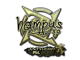 Sticker | hampus (Gold) | Antwerp 2022