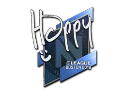 Sticker | Happy | Boston 2018