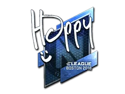 Sticker | Happy (Foil) | Boston 2018