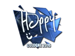 Sticker | Happy (Foil) | Cologne 2016