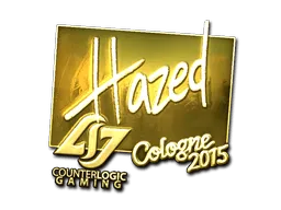 Sticker | hazed (Gold) | Cologne 2015