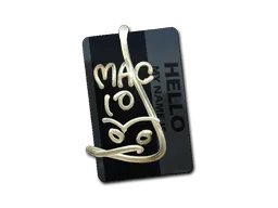 Sticker | Hello MAC-10