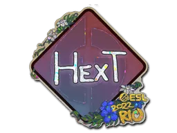 Sticker | HexT (Glitter) | Rio 2022