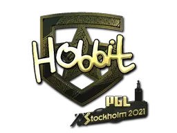 Sticker | HObbit (Gold) | Stockholm 2021