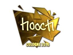 Sticker | hooch (Gold) | Cologne 2016