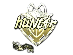 Sticker | huNter- (Gold) | Paris 2023