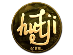 Sticker | hutji (Gold) | Katowice 2019