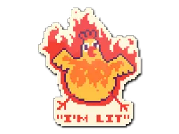 Sticker | I'm Lit