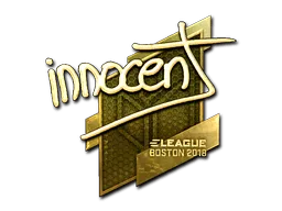 Sticker | innocent (Gold) | Boston 2018