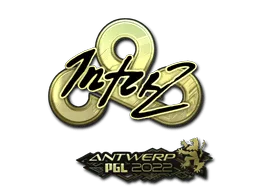 Sticker | interz (Gold) | Antwerp 2022