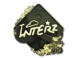 Sticker | interz (Gold) | Rio 2022